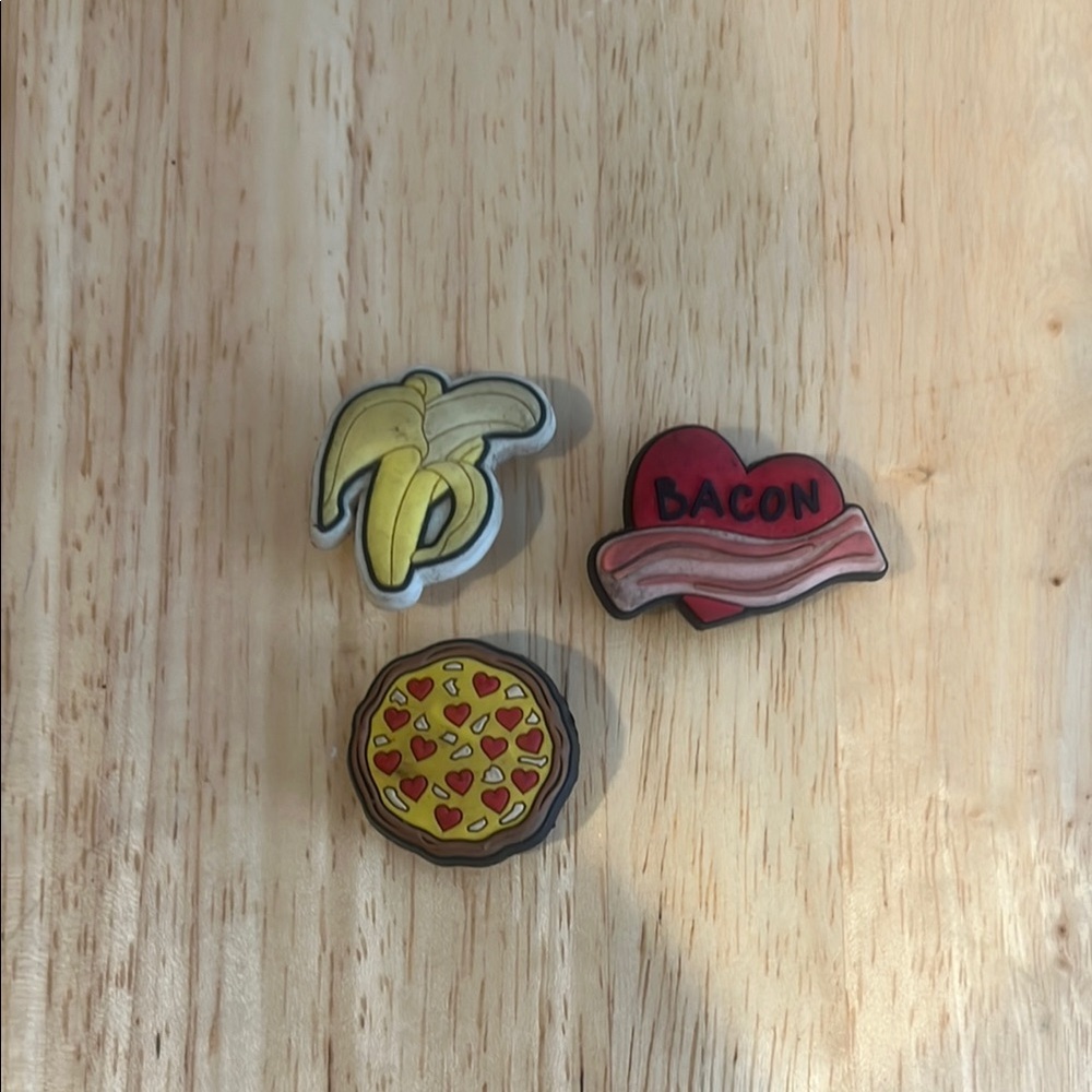 Jibbitz charms for crocss Fun Food-Themed Set